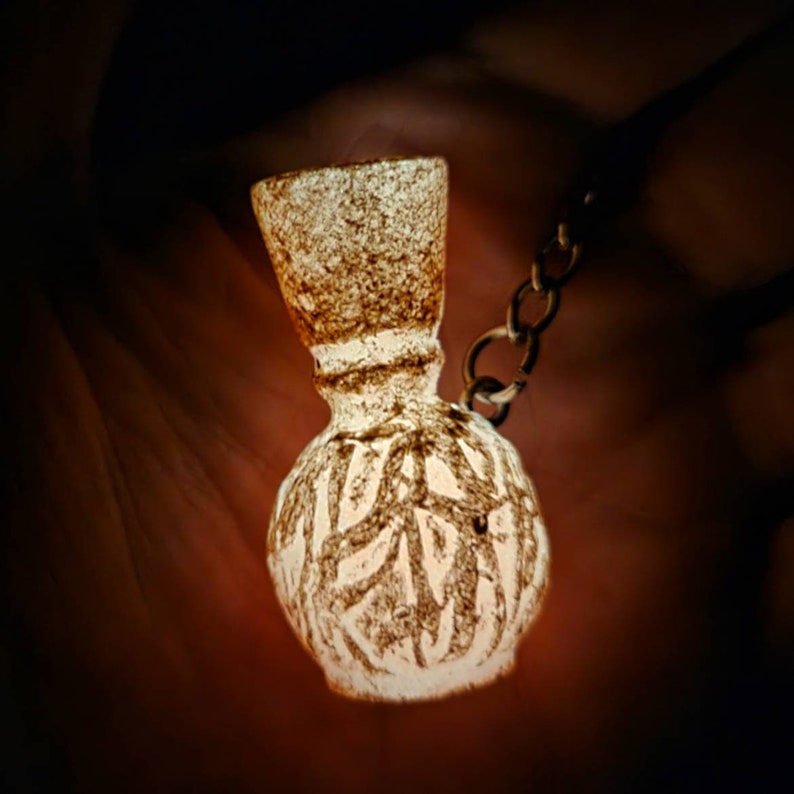 Elden Ring Flask of Crimson Tears glow in the Dark Etsy Singapore