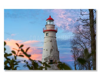 Marblehead Lighthouse Photo: Lake Erie Sunset Wall Art