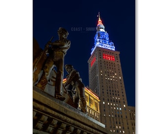 Cleveland Terminal Tower & Monument Photo: Ohio Landmark Wall Art