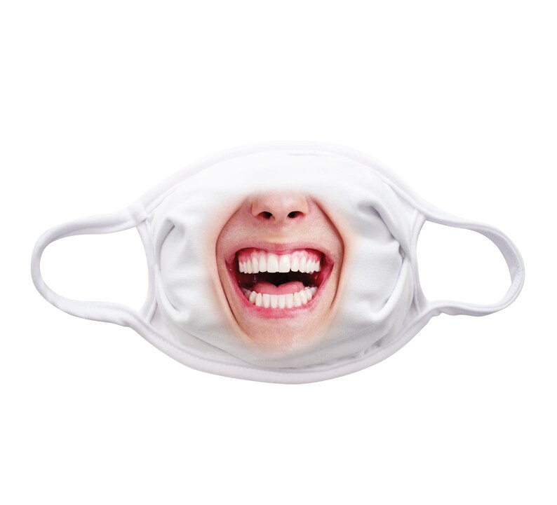 Funny Mouth make Them Laugh Face Masks Etsy