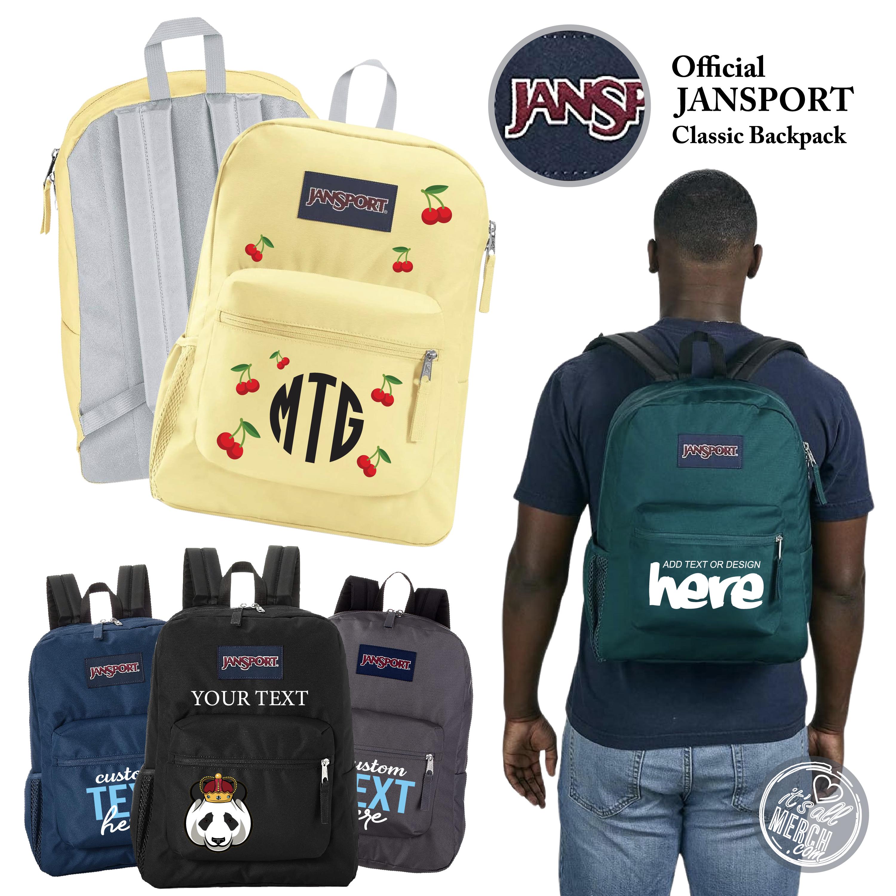 Custom Jansport Backpacks | Name, Logo, Text, Photos or Design | Shoulder Bag | Carry Bag | Logo | Kids Backpack | School, Work, Travel, Gym - Etsy Custom Jansport Backpacks | Name, Logo, Text, Photos or Design | Shoulder Bag | Carry Bag | Logo | Kids Backpack | School, Work, Travel, Gym - Etsy
