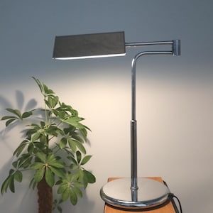 Vintage Chrom Schreibtischlampe | Vintage Chrom Tischlampe