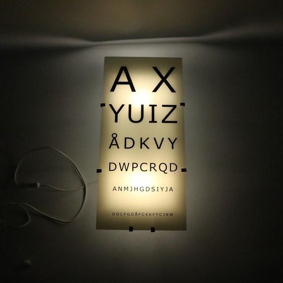 IKEA Gyllen Wall Light Letters Etsy