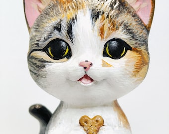 Custom Pet Pop Figure 2 PACK- Personalized Dog & Cat Portrait - Handmade Pet Memorial Gift - Custom 3D Printed Pet Replica