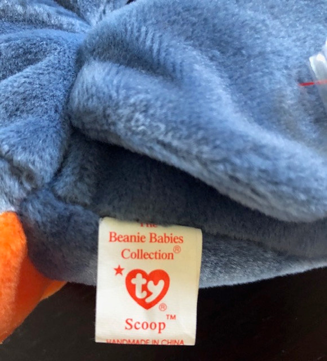 Rare 1996 Scoop Beanie Baby Etsy