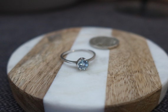 Silver Topaz Ring