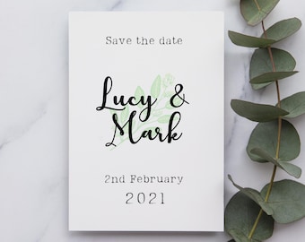 Save the Date Cards | A6 Save the Date Cards | Wedding Save the Date Cards | Save the Date cards with envelopes