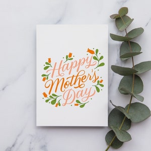 Tarjeta del Día de las Madres / Tarjeta del Día de las Madres / Tarjeta del Día de las Madres Felices / Linda Tarjeta del Día de las Madres para la Momia / Tarjeta para el Día de las Madres