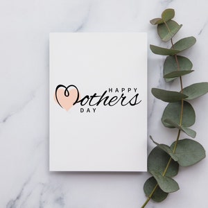 Tarjeta Feliz Día de la Madre / Tarjeta Feliz Día de las Madres / Tarjeta del Día feliz de las Madres / Linda Tarjeta del Día de las Madres para mamá / Tarjeta para el Día de las Madres