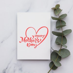 Tarjeta del Día de la Madre / Tarjeta del Día de las Madres Feliz / Tarjeta del Día de las Madres / Linda Tarjeta del Día de las Madres para mamá / Tarjeta para el Día de las Madres