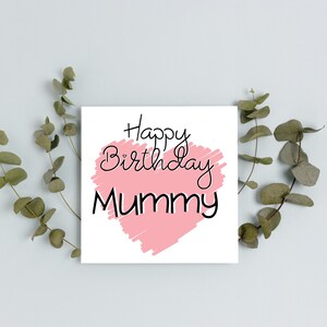 Alles Gute zum Geburtstag Mama Karte | A6-Karte | Alles Gute zum Geburtstag Mama | Schritt-Mama |  Mama Geburtstag | Erstaunliche Mumie | Erstaunliche Mama | Erstaunliche Mutter