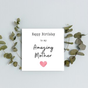 Gelukkige verjaardag Mummy Card | A6-kaart | Gelukkige verjaardag Mama | Stiefmoeder|  Mama Verjaardag | Geweldige Mummy | Geweldige mama | Geweldige moeder