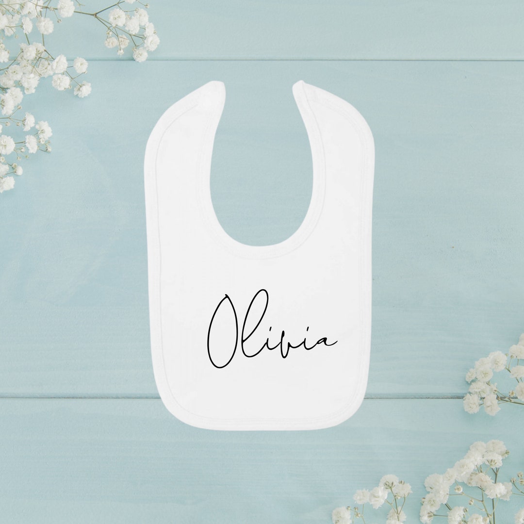 Personalised Custom Baby Bib | Baby Bib | Baby Bib | Toddler Bib Any ...