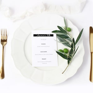Geburtstagsfeier Menü | 30. Geburtstag Abendessen Menü | Babyshower Menü | Henne Abendessen Menü | Gedruckte Abendessen Menü | Foil Dinner Menü