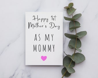 Happy Mother's Day | Happy 1st Mother's Day | A6 Card | Greeting Card |