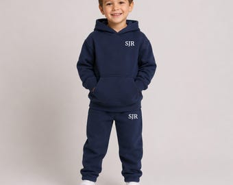Personalized Children's Tracksuit, Cotton Blend, Custom Name