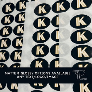 Autocollants personnalisés | Stickers ovales personnalisés 51 x 37 mm | autocollants de logo | Autocollants d'entreprise | autocollant ovale | Autocollants de commande | Mat ou brillant