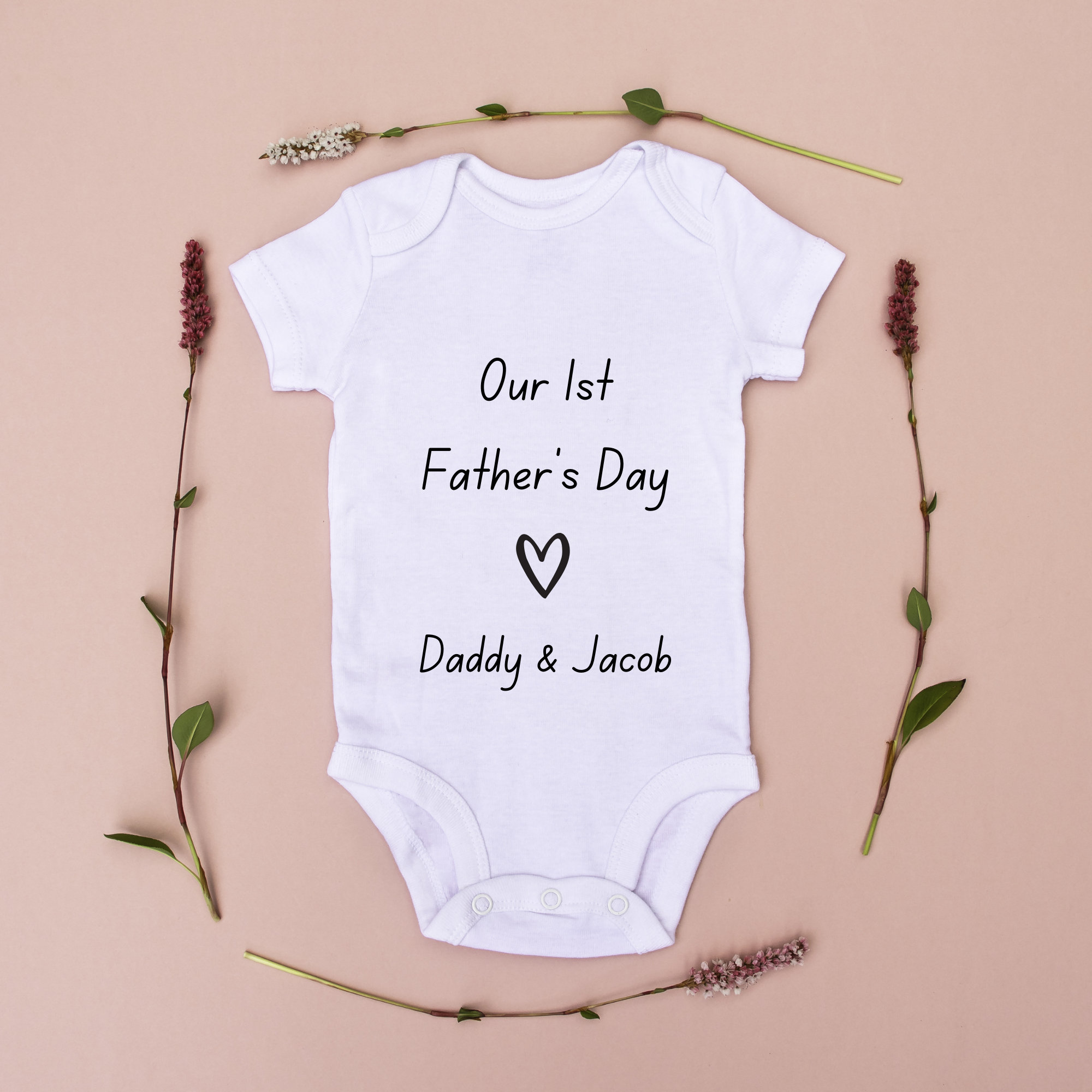 Our First Father's Day Baby Gift Baby Baby Grow Baby Body