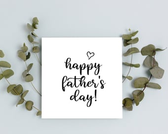 Happy Father's Day Card | Father's Day Card | Happy Father's Day Daddy Card | Fathers' Day | Fathers Day | A6 Card | Greeting Card |