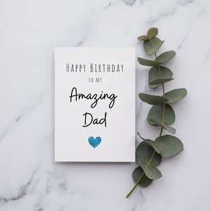 Happy Birthday Daddy Card | A6 Card | Happy Birthday Dad | Dad Birthday | Amazing Daddy | Amazing Dad | Amazing Father image 3