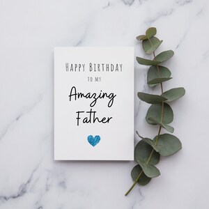 Happy Birthday Daddy Card | A6 Card | Happy Birthday Dad | Dad Birthday | Amazing Daddy | Amazing Dad | Amazing Father image 2