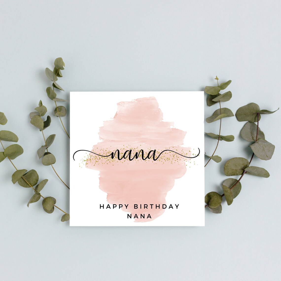 Floral Nana Birthday Card By The Wee Sparrow