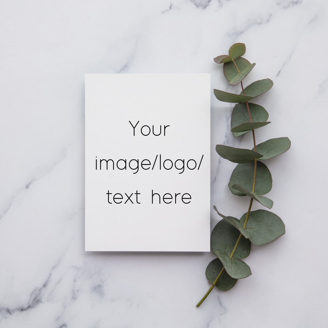 Personalised Card | A6 or Square Card | Your Logo on a Card | Your ...