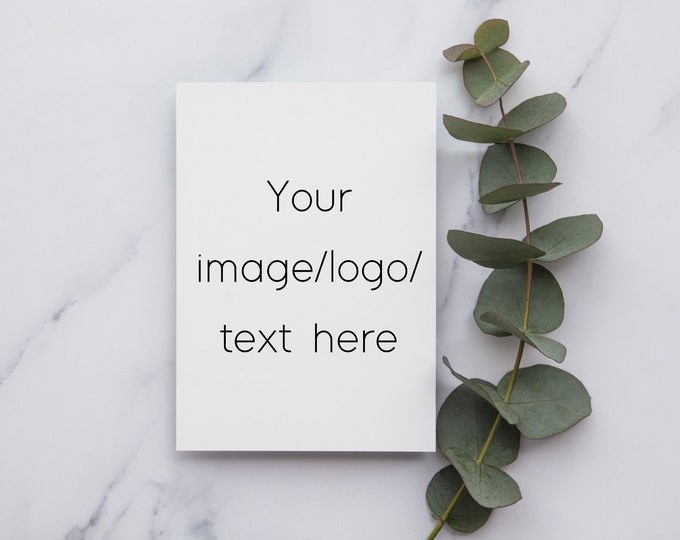 Personalised Card | A6 or Square Card | Your Logo on a card | Your image on a Card
