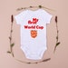 My First World Cup - World Cup Babygrow - England World Cup Baby Vest - World Cup - My First World Cup 