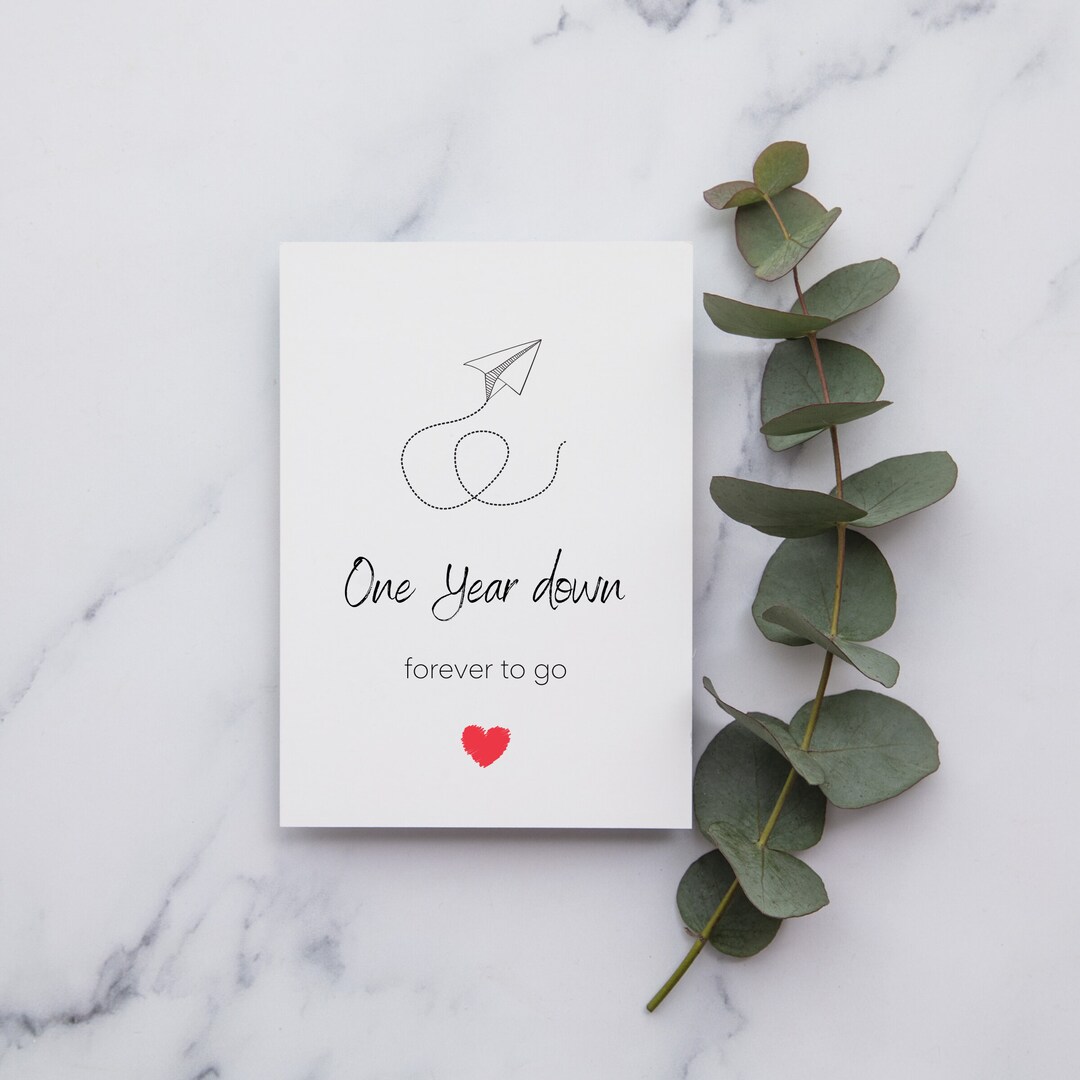 Happy First Anniversary - Love Card | You Said It - View #9