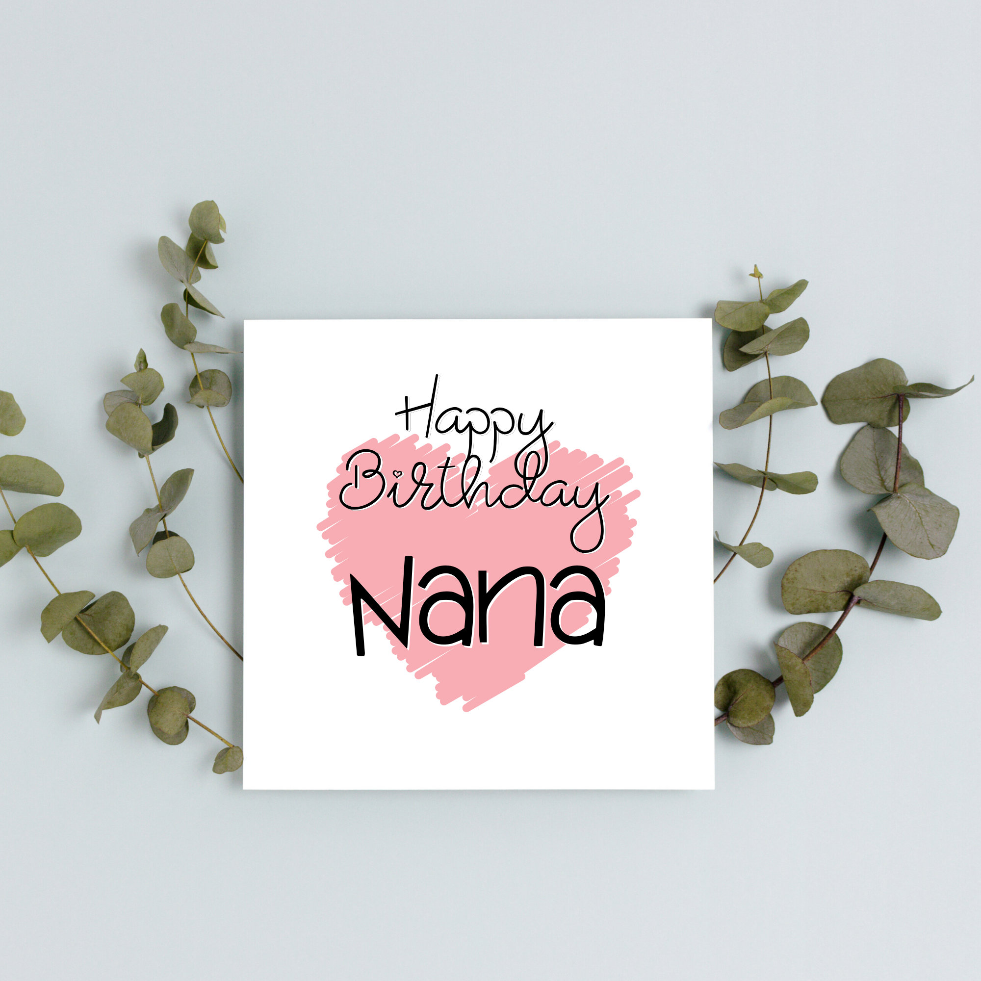 Happy Birthday Nana Birthday Card A6 Card Happy Birthday - Etsy New Zealand