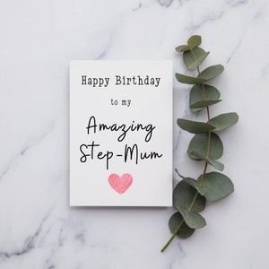 Happy Birthday Mama Karte | A6 Karte | Happy Birthday Mama | Step-Mum|  Mama Geburtstag | Tolle Mumie | Tolle Mama | Tolle Mutter | Mutter