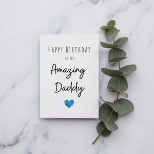 Feliz Cumpleaños Papá Tarjeta / Tarjeta A6 / Feliz Cumpleaños Papá / Papá Cumpleaños / Increíble Papá / Increíble Papá / Increíble Padre