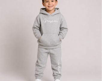 Personalized Kids Tracksuit, Comfortable Cotton-Polyester Blend
