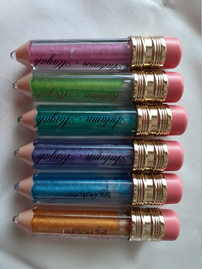 Pencil Lip gloss Bundle/Smells Great/Clear Finish/Kids Etsy