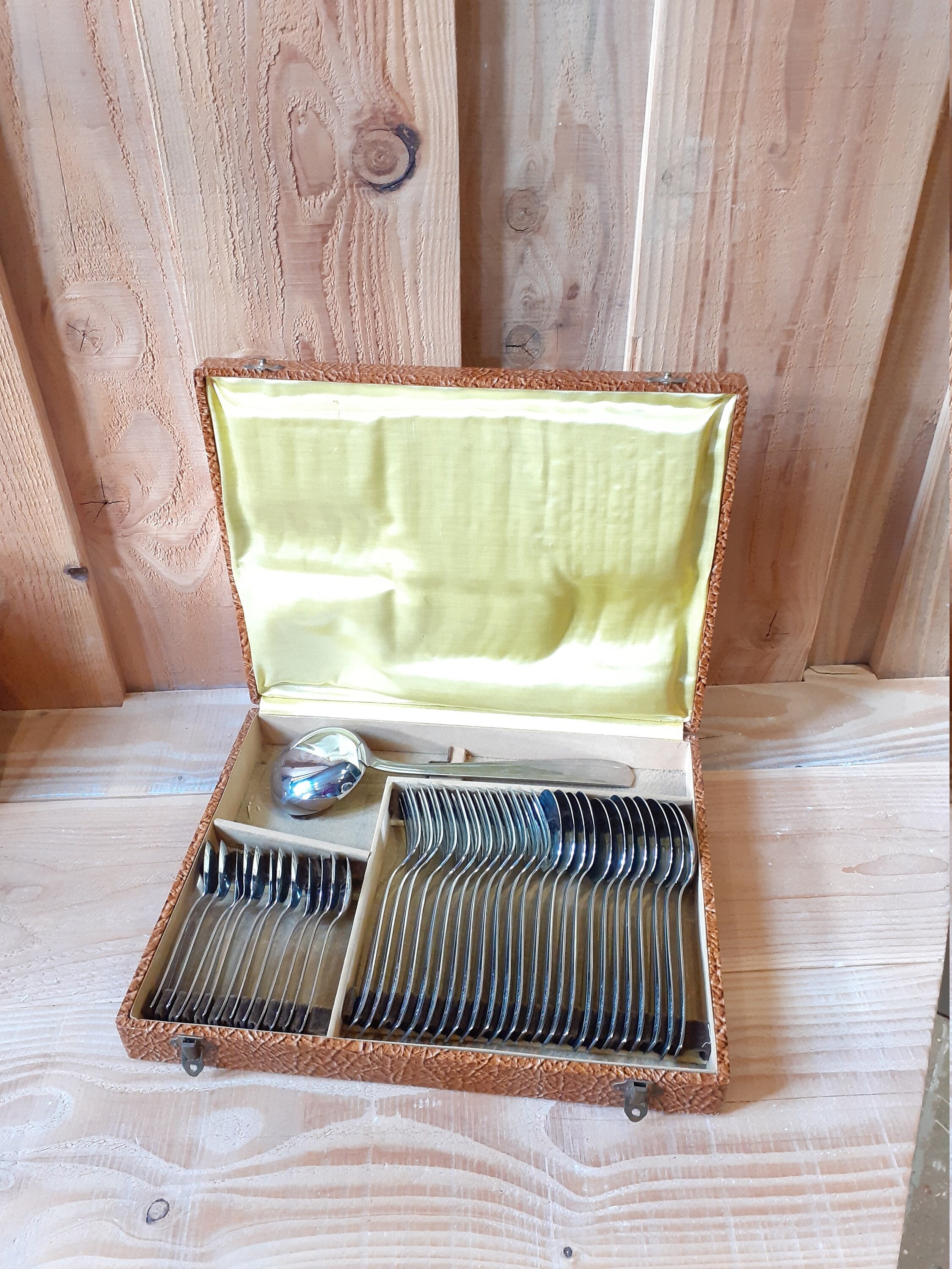 Ménagère Inox 37 Pièces Art Déco Français