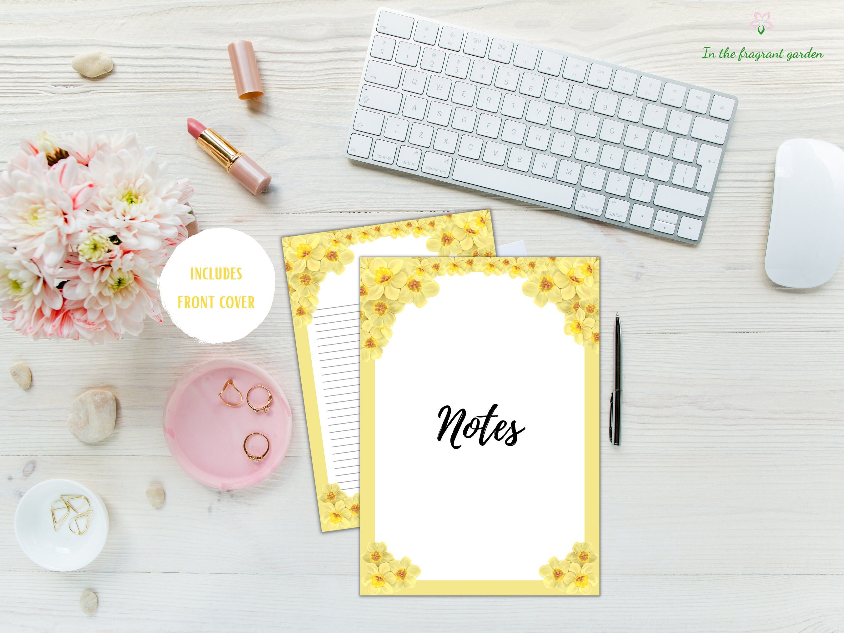 Stationary Notes Inner Pages Design Stationery Notes Page Printable Lined Note Template Note Taking Writing ...