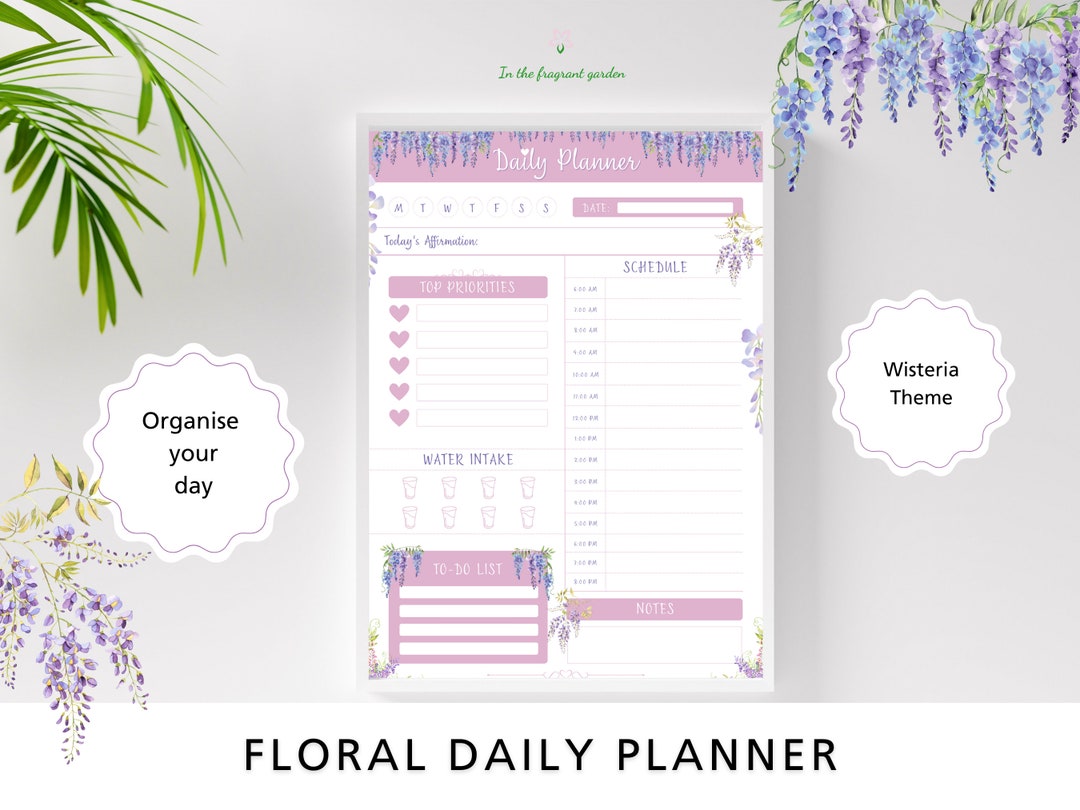 Daily Planner Printable Hourly Work Day Schedule Military Plan Time ...