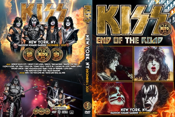 KISS 2 Dvds /new York City, NY | 01-02-12-2023 Nite 1andnite2 - Etsy