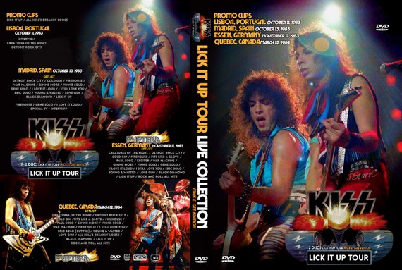 KISS A Lick It up Collection 2disc Set - Etsy
