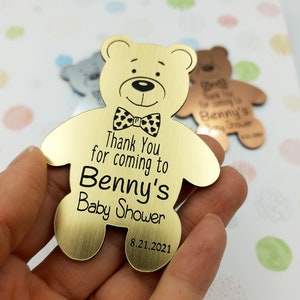 Baby shower magnets - Teddy bear magnets - Baby bear magnets - Baby shower favors - Baby party favors - Gifts for baby shower guests