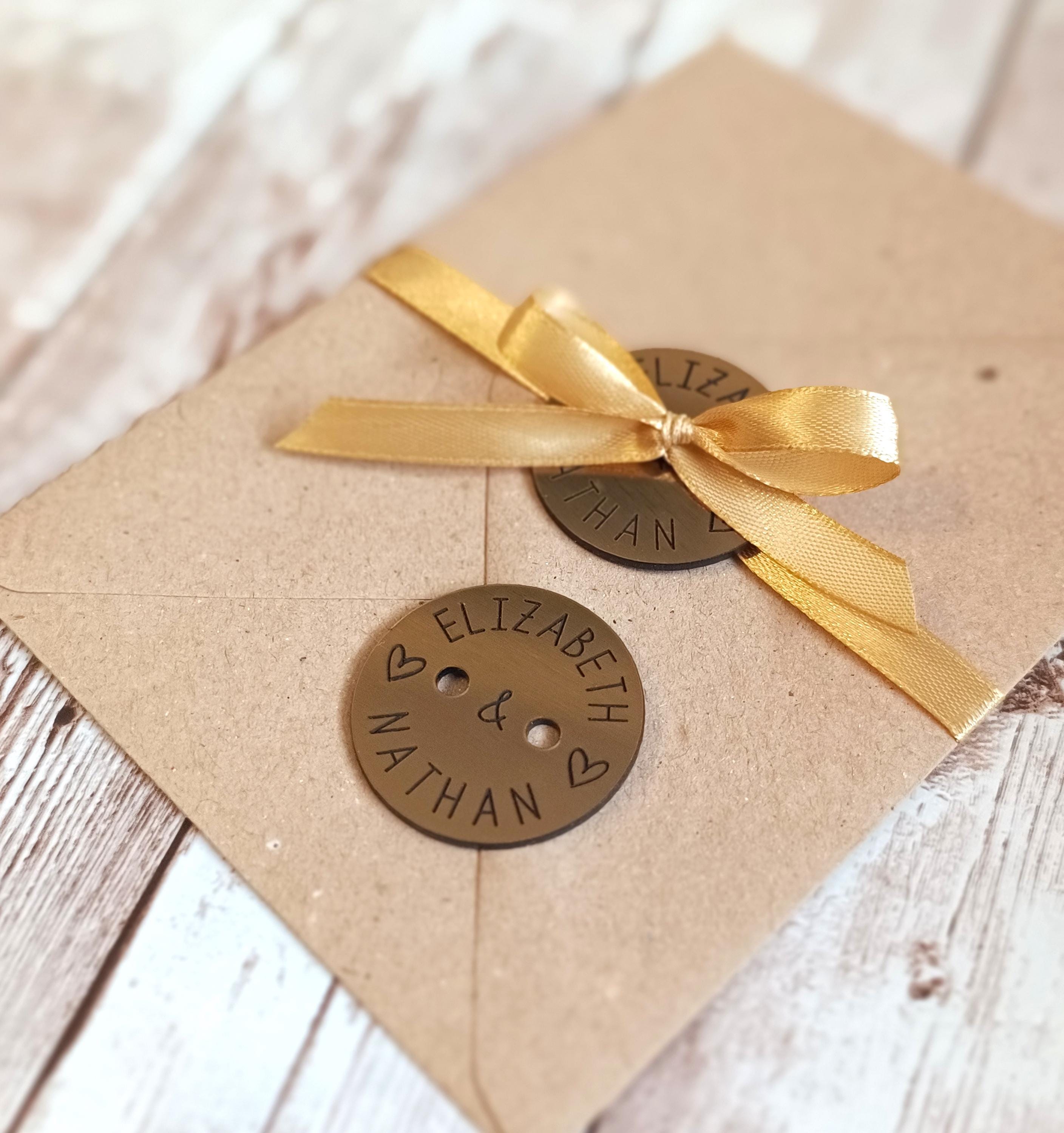 Invitation Button Image Personalized Belly Band Buttons for Wedding Invitations, Custom Acrylic ...