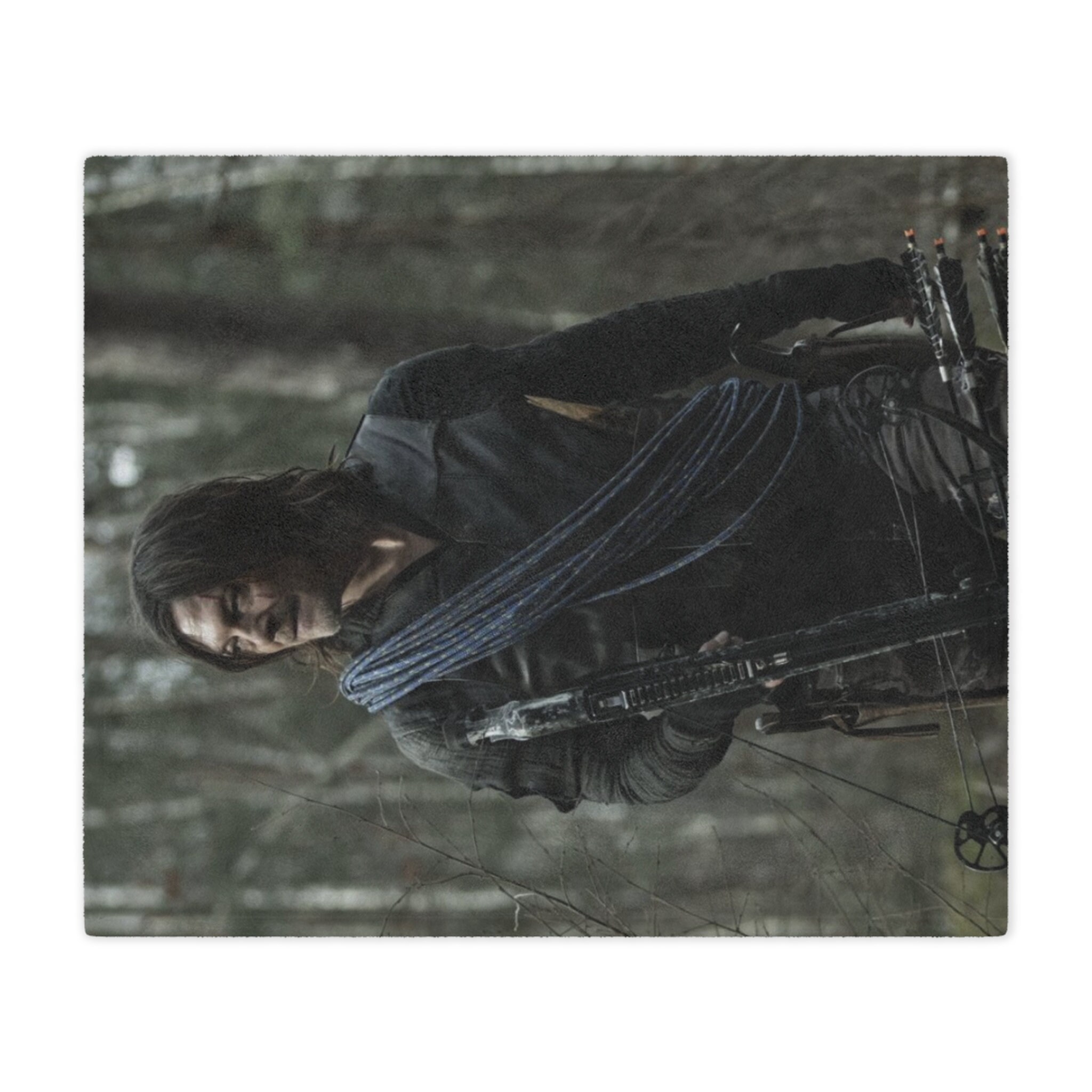 Daryl Dixon Blanket the Walking Dead Merch Etsy