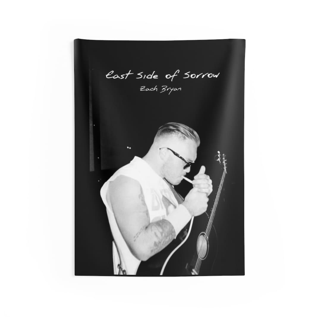 Zach Bryan east Side of Sorrow Wall Tapestry - Etsy