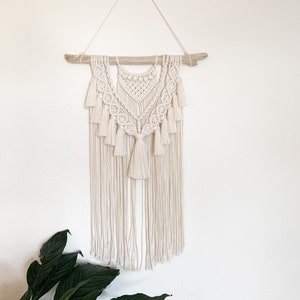 Boho Makramee Wandbehang «Rocky Point» | handgemacht in der Schweiz | Boho Style Interior Deko | Surf Style