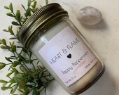 Peppy Peppermint Vegan Candle Soy Wax Aromatherapy