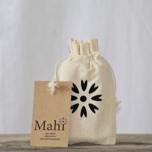 Natural Cotton Pouches, Gift Card Bag, Cotton Muslin Reusable Pouches, Planet-friendly Gift, Zero Waste, Earth Conscious