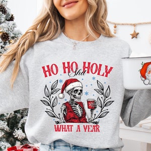 Christmas sweater with skulls online