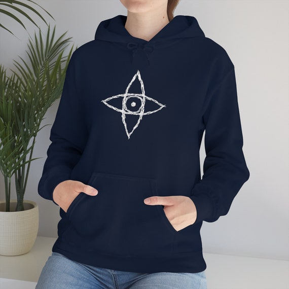 Creepypasta Hoodie/ Creepypasta Observer Hoodie / Creepypasta Observer  Proxy Symbol/ Creepypasta Slender Man Unisex Hooded Sweatshirt 