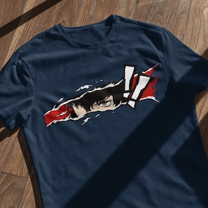 Persona T-Shirt/ Persona Joker Shirt/ Persona Character Screen Shirt/ Anime Gamer Character Shirt/ Unisex Jersey Short Sleeve Tee